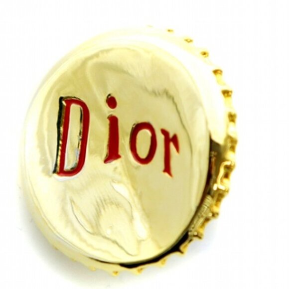 Christian Dior  Crown Bottle Cap Ring - Picture 1 of 6